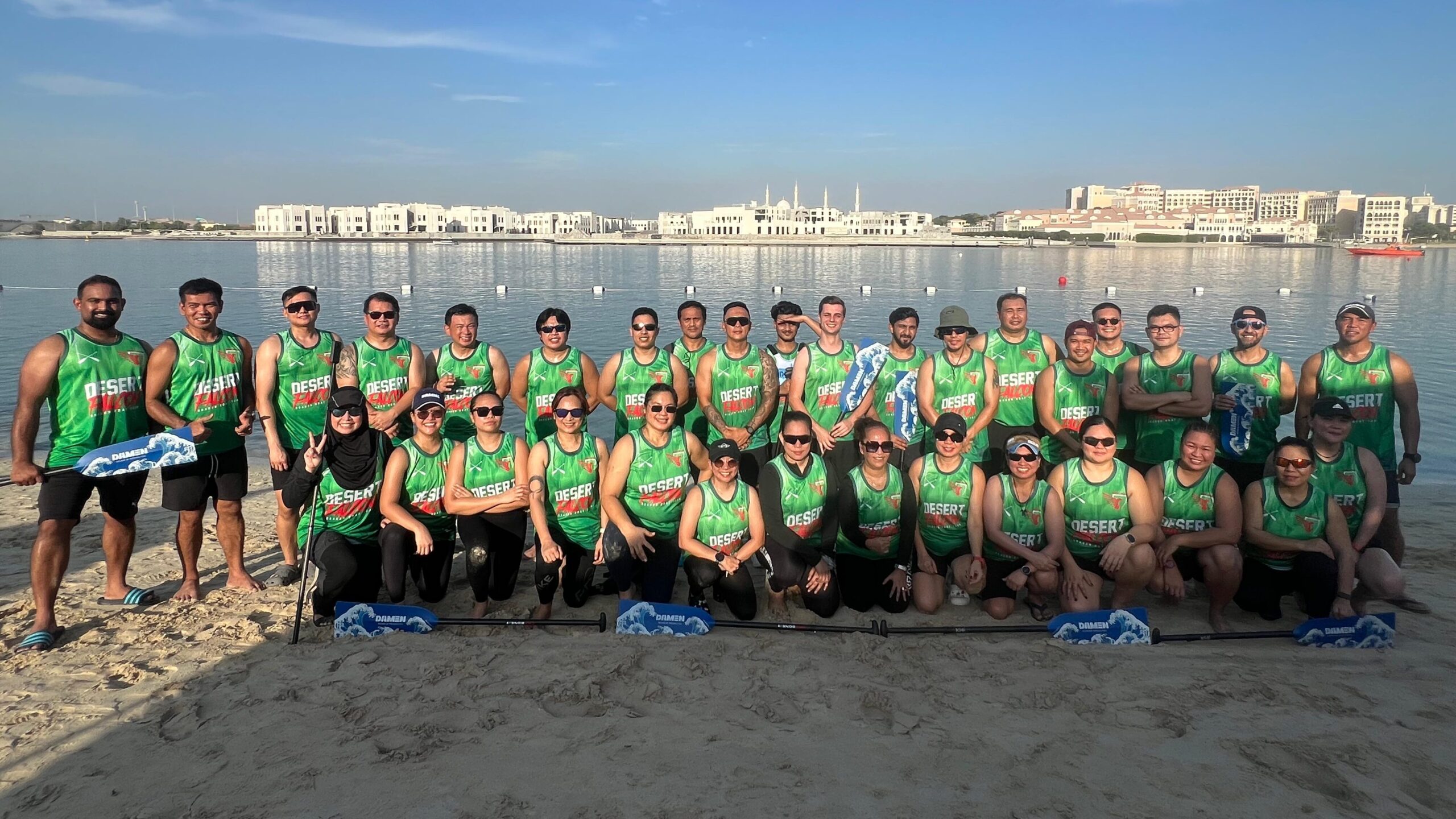 Desert Falcons and Damen Teams Shine