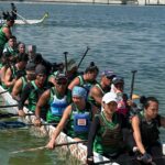 Thrilling First Day at Shangri-La Abu Dhabi Dragon Boat Festival: Desert Falcons and Damen Teams Shine