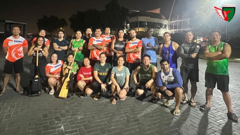 Desert Falcon Water Training 12 nov attendance