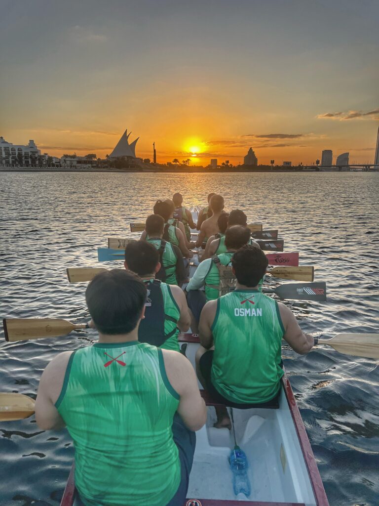 Desert Falcon Dubai Creek Sunrise
