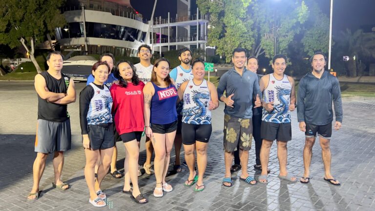 Desert Falcons Night Training: Blue Jerseys and Team Spirit at QD’s - Deira Creek