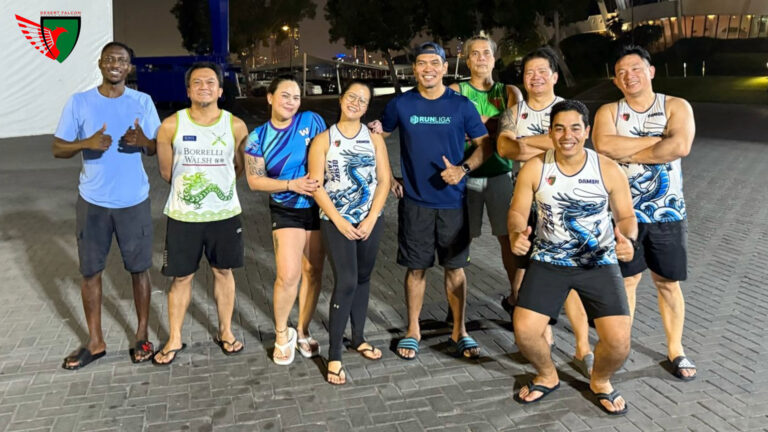 Desert Falcons Blue Jersey Training: Powering Through the Evening Paddle