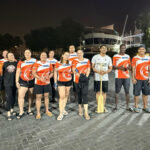Desert Falcons Orange Jersey Training: Power, Precision, and Team Spirit!