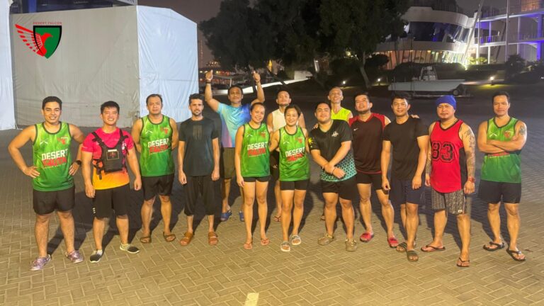 Desert Falcons Dragon Boat Training in Dubai – August 24, 2025