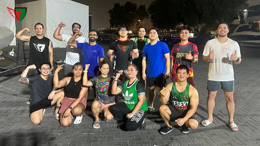 Dubai Dragon Boat Training Desert Falcon Attendance