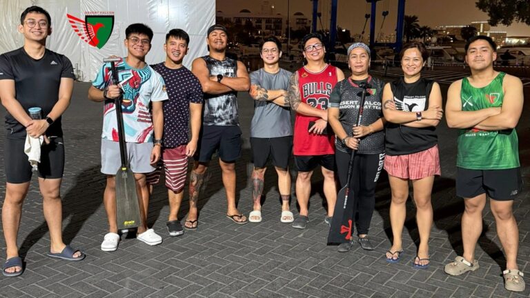 Unbreakable Falcons: Dubai Dragon Boat Land Training #10 at Deira Creek