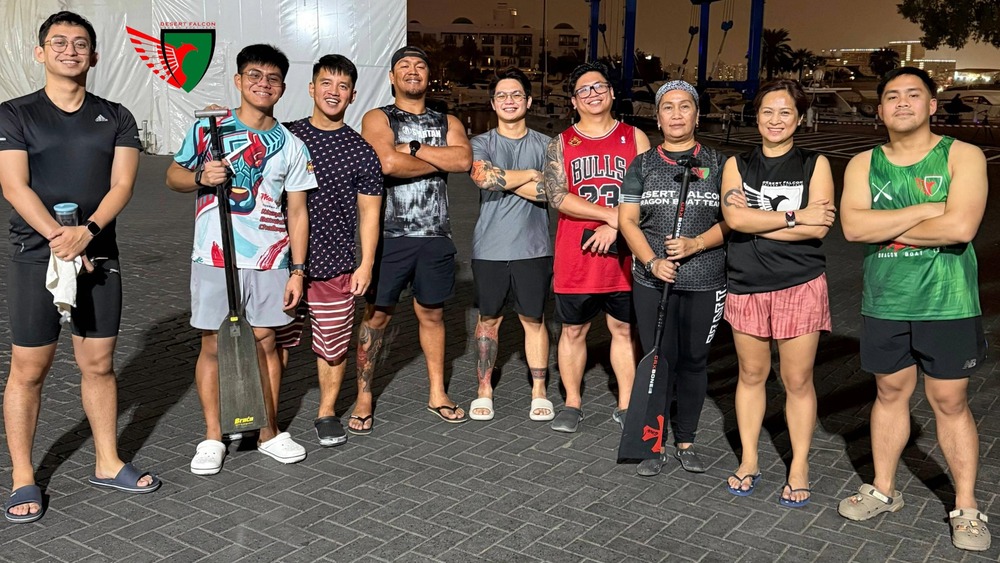 Dubai Dragon Boat Land Training