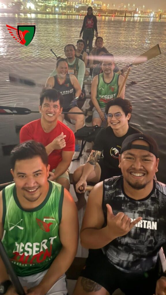 Dubai Dragon Boat Training