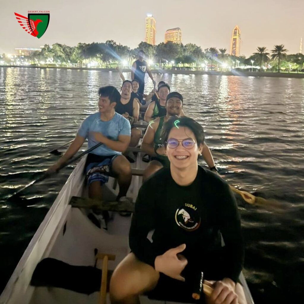 Dubai Dragon Boat Training – Desert Falcons