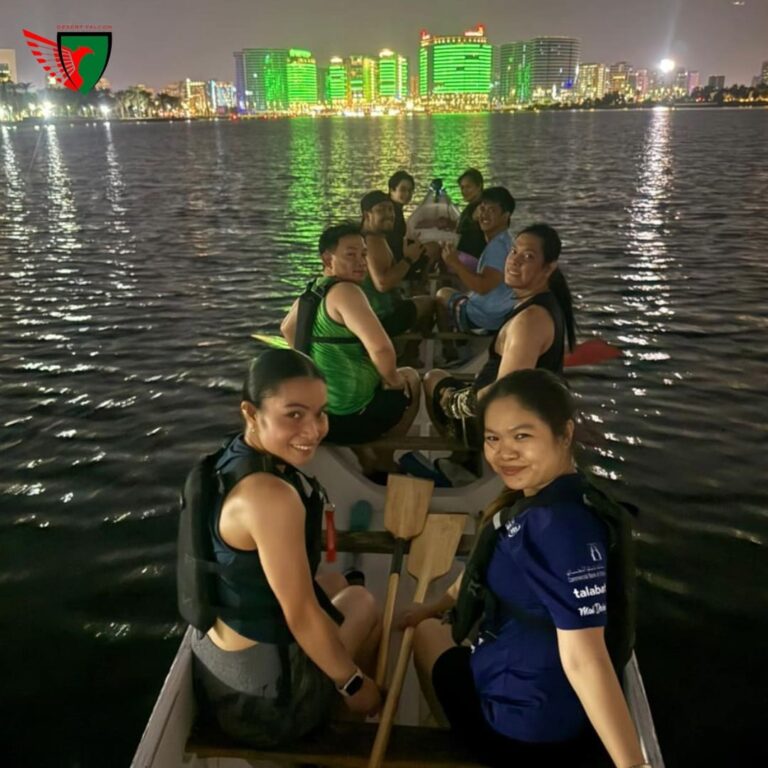 Unbreakable Falcons: Dubai Dragon Boat Team Overcomes the Elements at Deira Creek | Training Night – Nov 12, 2025