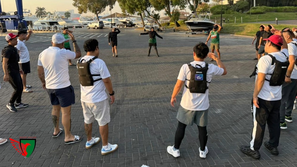 Desert Falcon Community Paddling Event - waarm up